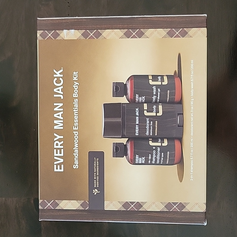 Every Man Jack Sandalwood Essentials Body Kit